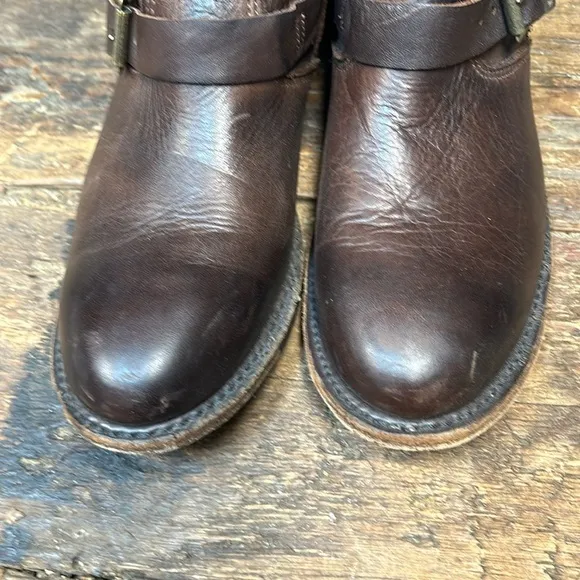 Vintage Shoe Company VERONICA Brown Leather Women’s Size 10 MADE In USA VS2200