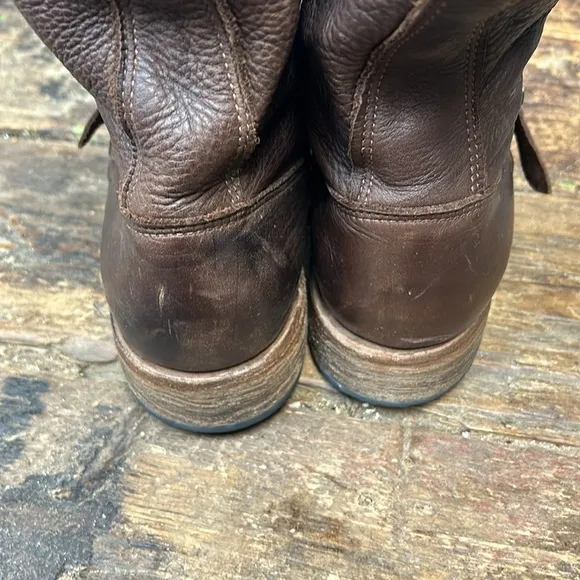 Vintage Shoe Company VERONICA Brown Leather Women’s Size 10 MADE In USA VS2200