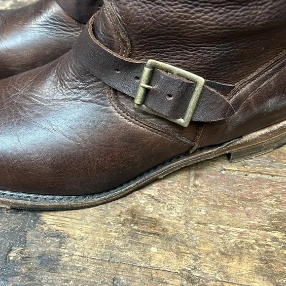 Vintage Shoe Company VERONICA Brown Leather Women’s Size 10 MADE In USA VS2200
