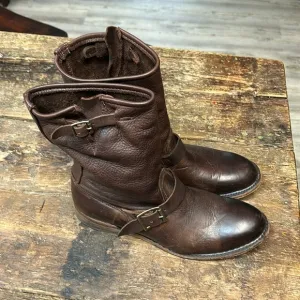 Vintage Shoe Company VERONICA Brown Leather Women’s Size 10 MADE In USA VS2200
