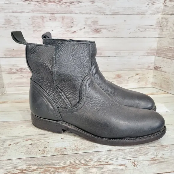 Vintage shoe shoe company black leather boots