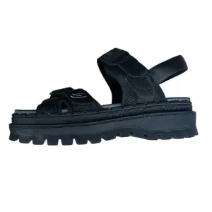 Vintage Skechers Jammers 90’s Y2K Black Chunky Sporty Grunge Platform Sandals 9