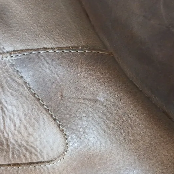 Vintage STEVEN Convertable Leather Knee High Wedge Boots by Steve Madden