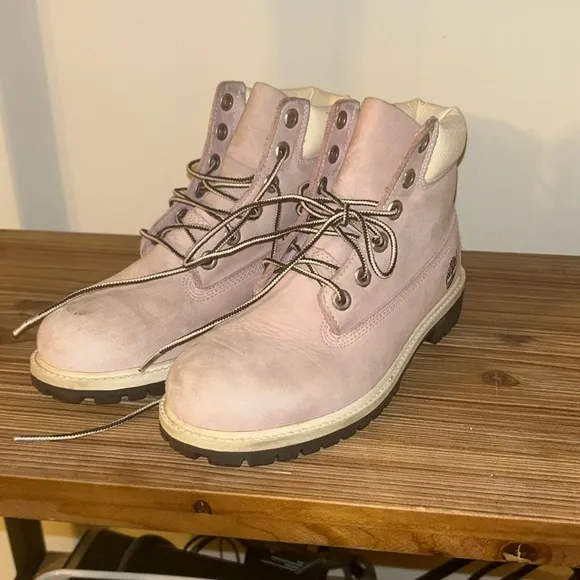 Vintage Timberland Pink Boots