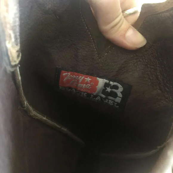 Vintage Tony Lama Black Label Boots