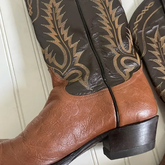 Vintage Tony Lama Cowboy Boots size 7.5 men’s 8.5 Women’s
