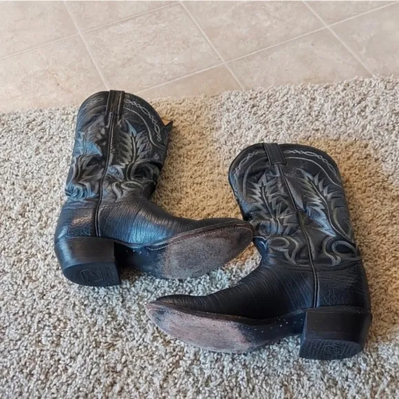 Vintage Tony Lama Men's Western Cowboy Boots SZ 8D (6904)