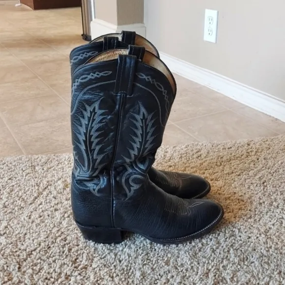 Vintage Tony Lama Men's Western Cowboy Boots SZ 8D (6904)