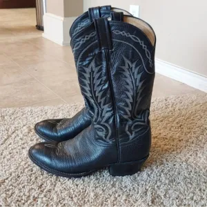 Vintage Tony Lama Men's Western Cowboy Boots SZ 8D (6904)