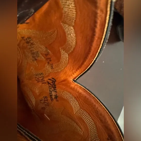 Vintage Tony Lama Ostrich Cowboy Boots