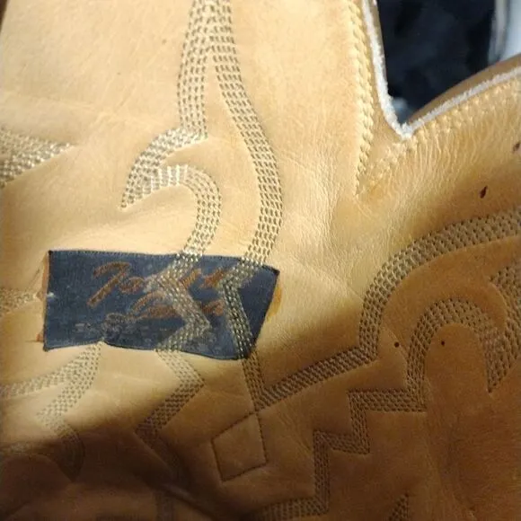 Vintage Tony Lama lizard skin boots