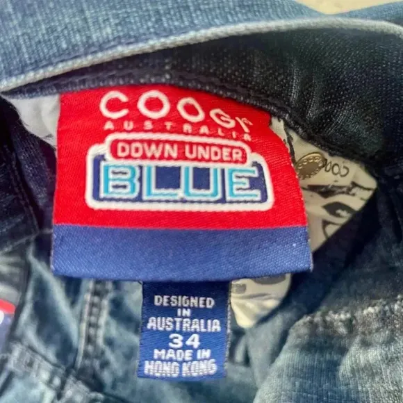 Vintage VTG Men’s Coogi  Y2K Straight leg Denim Jeans 34” Dark Bleach Wash