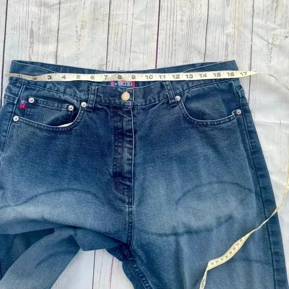 Vintage VTG Men’s Coogi  Y2K Straight leg Denim Jeans 34” Dark Bleach Wash