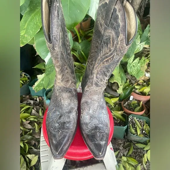 Vintage Western Cowboy Boots size 6 1/2