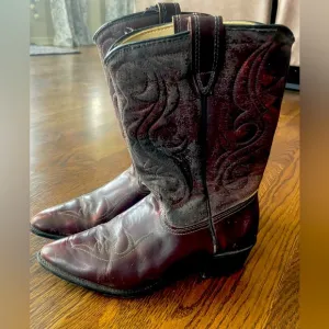 Vintage Western Cowboy Boots Size 6
