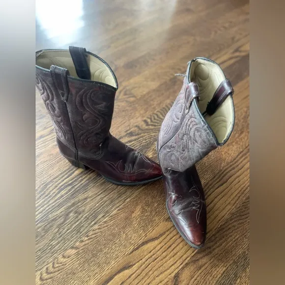 Vintage Western Cowboy Boots Size 6