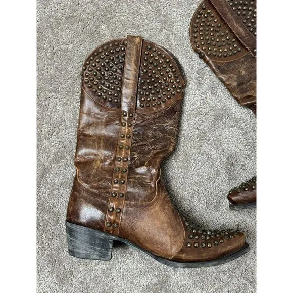 Vintage Women's Avangard Lane Womens cowboy boots, Made in‎ Mexico, size 9