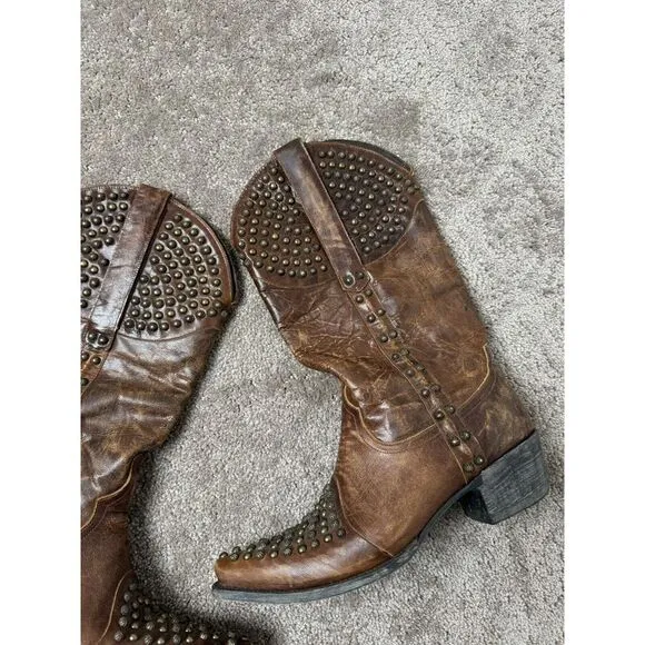 Vintage Women's Avangard Lane Womens cowboy boots, Made in‎ Mexico, size 9