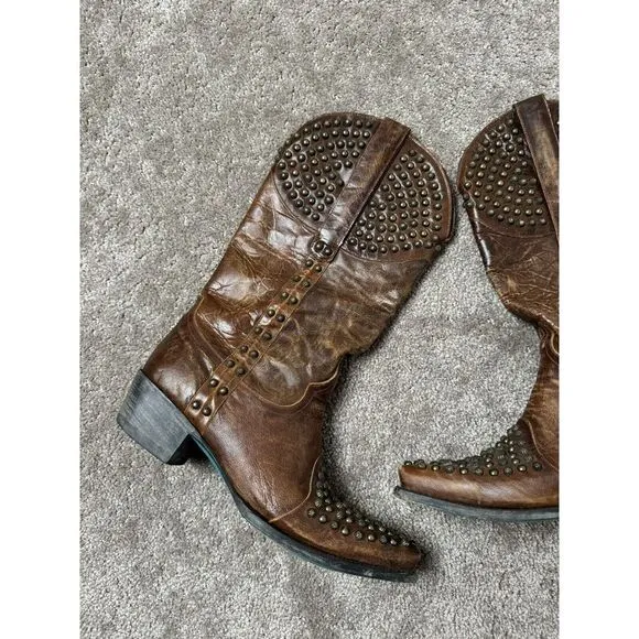Vintage Women's Avangard Lane Womens cowboy boots, Made in‎ Mexico, size 9