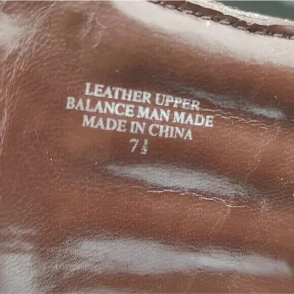 Vintage  Y2K Steve Madden Brown Leather Heeled Bootie Sz US 7.5M