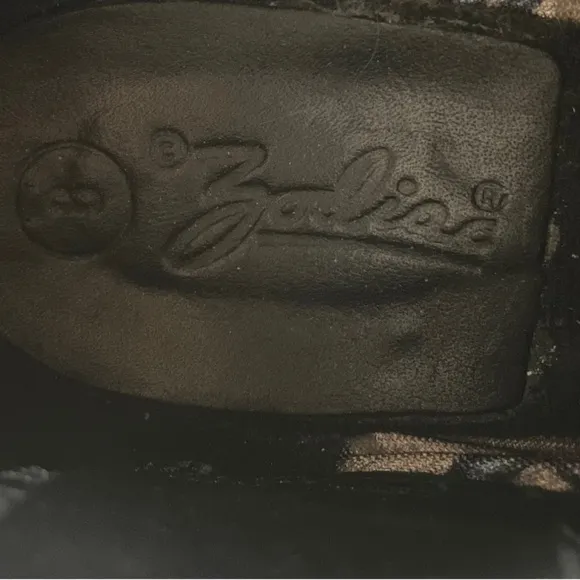 Vintage Zodiac Kitty Women’s Western Black Leather Cowgirl Ankle Boots