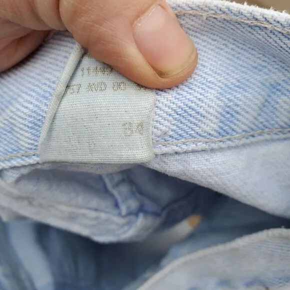 Vintage 90s y2k Lee High Rise Waisted Blue Jean Denim Mom Dad Shorts 12