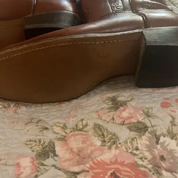 Vintage acme leather boots