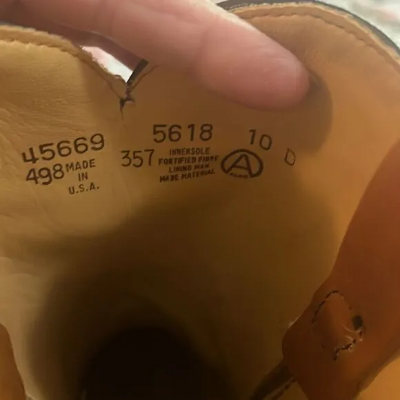 Vintage acme leather boots
