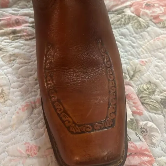 Vintage acme leather boots