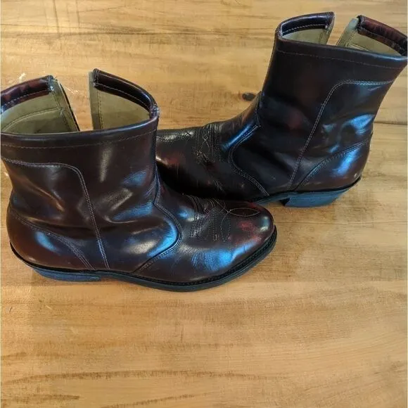 Vintage Knapp ankle Beatle boots side zip USA 7