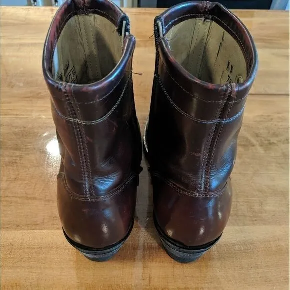 Vintage Knapp ankle Beatle boots side zip USA 7