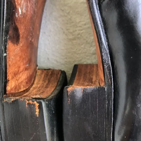Vintage leather boots