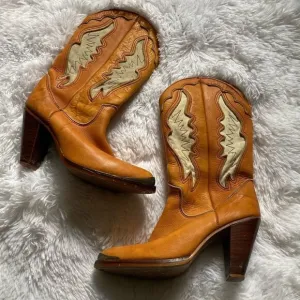 Vintage Zodiac Western Cowboy Boots Size 6.5 M