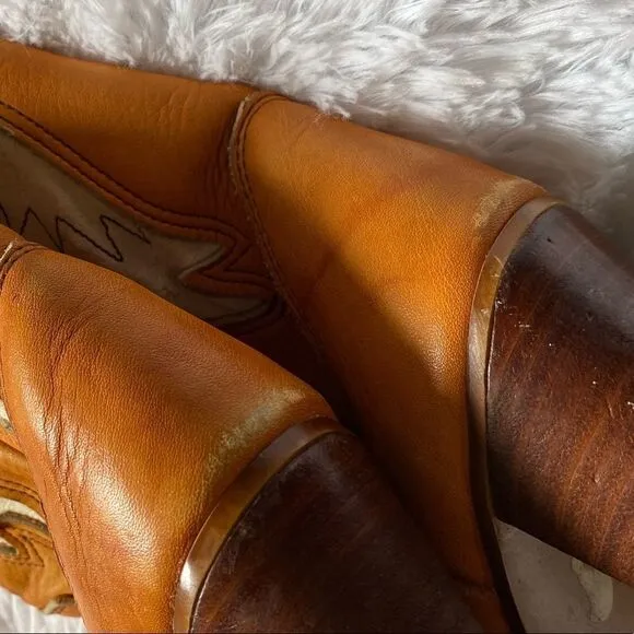 Vintage Zodiac Western Cowboy Boots Size 6.5 M