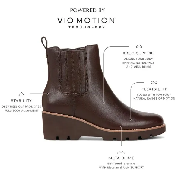 Vionic Aria Women's Brown Ankle Boots