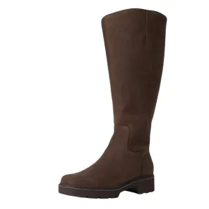 VIONIC Womens Fallbrook Knee High Boot US 10 M Brown Water Resistant Leather NIB
