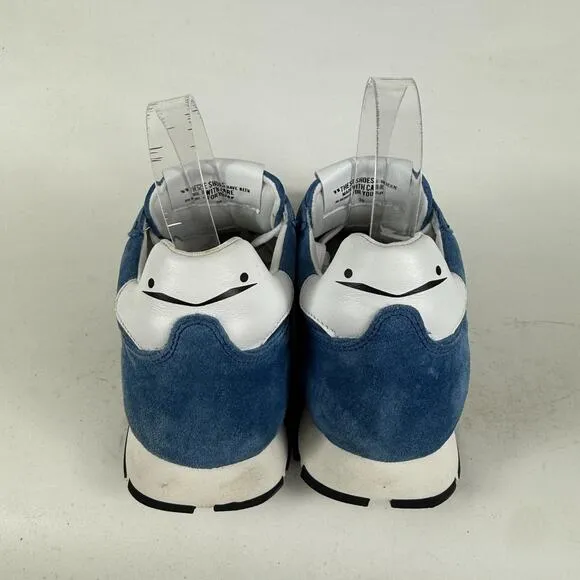 Voile Blanche Julia Athletic Sneakers Women's 8.5 Blue Suede Lace-Up Low Top