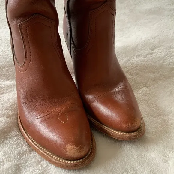 VTG Frye 1980s Heeled Cowgirl Boots style 7895