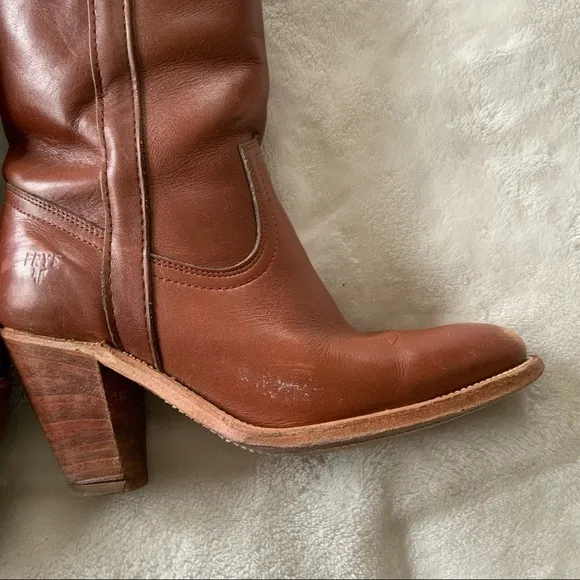VTG Frye 1980s Heeled Cowgirl Boots style 7895