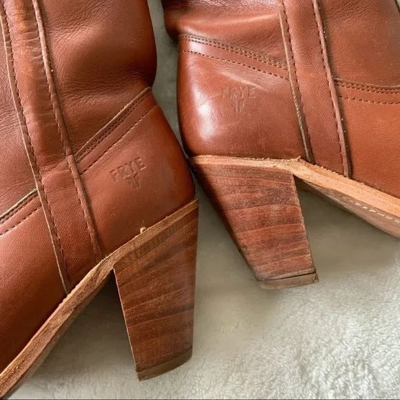 VTG Frye 1980s Heeled Cowgirl Boots style 7895