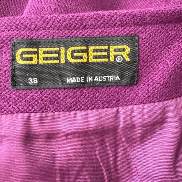 VTG GEIGER OF AUSTRIA Pleated Skirt Midi Countryside Chic 100% Wool Size XXS