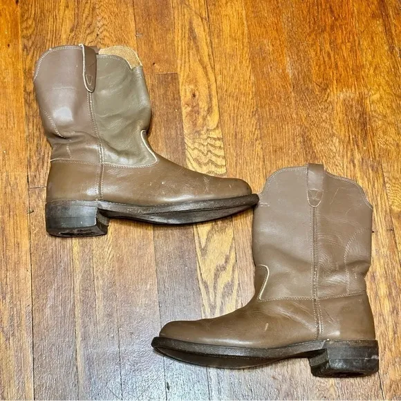 Vulcan Mens vintage leather boots size 8