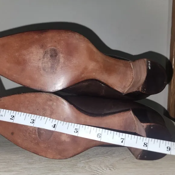 Walk Over Victorian Brown Leather High Top Lace-up Boots