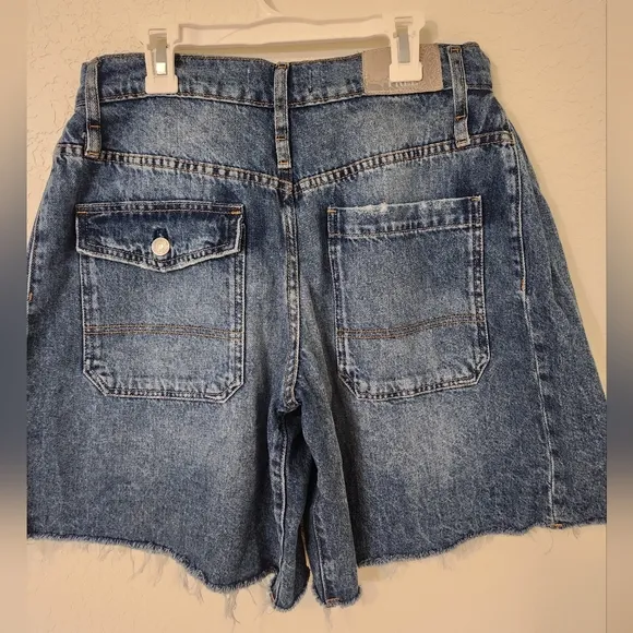 We The Free Boomerang Long Shorts Boho Bohemian Denim 28