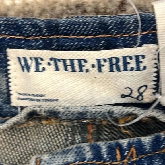 We The Free Call Me Crazy Cargo Jeans 28