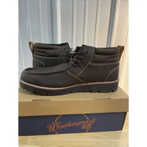 Weatherproof Vintage Chester Boots Men's. New In Box Color Brown