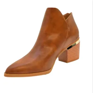 Western Brown Ankle Boots Sz 8