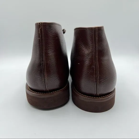 Wetherhold &amp; Metzger Allentown Reading Leather Brown Vintage Boots Men’s 7.5