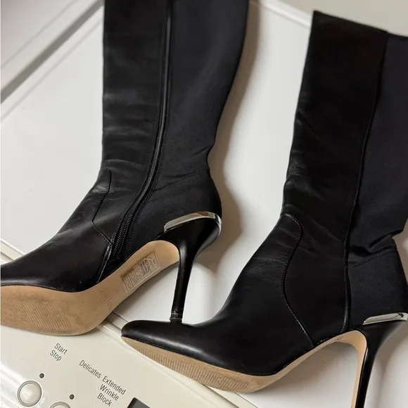 White House Black Market Black Knee-High Boots - Size 8 1/2