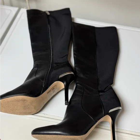 White House Black Market Black Knee-High Boots - Size 8 1/2